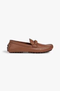Monza Braid-trimmed Leather Driving Shoes