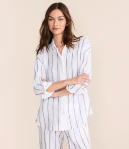 Lou & Grey Striped Triple Cloth Shirt