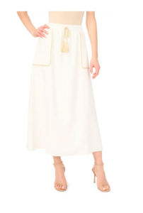 Rope Trim Maxi Skirt