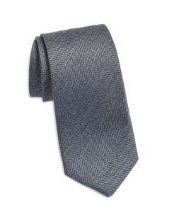 Solid Cotton, Wool & Silk Tie