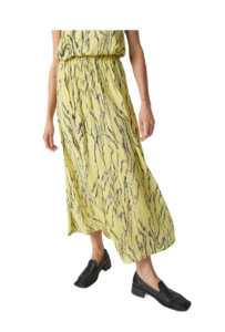 Zaya Elastic Waist Maxi Skirt