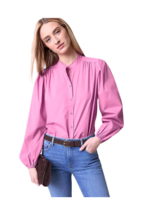 Weekend Embroidered Collar Blouse