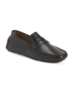Men's Leather Lewis Penny Driver Loafers