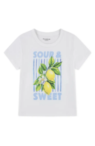 Kids' Sour & Sweet Graphic Cotton Blend T-shirt Girls Size 5-18