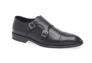 Derrek Double Monk Strap Cap Toe Shoe