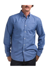Oxford Long Sleeve Fall Pattern Regular Fit Shirt
