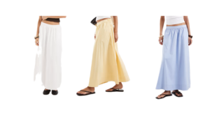 Pull-on Full Midi Skirt