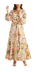 Gertie Floral Print Maxi Dress
