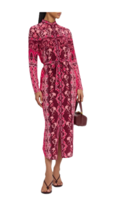 Molly Printed Long-sleeve Dress