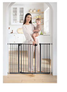 Baby Safety Gate with 3 Extensions