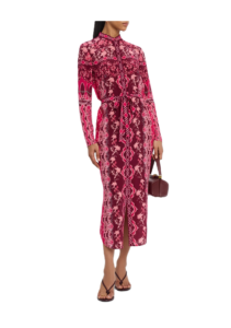 Molly Printed Long-sleeve Dress