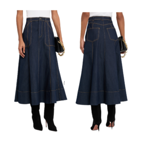 Benji Denim Maxi Skirt