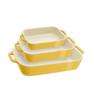 3-piece Ceramic Rectangular Baking Dishes