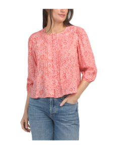 Petite Textured Top