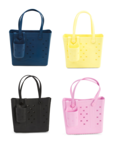 14in Waterproof Beach Tote with Cup Holder