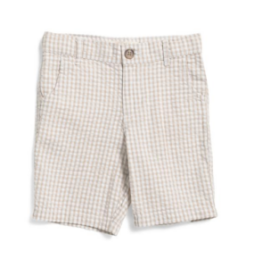 Boys Gingham Seersucker Shorts