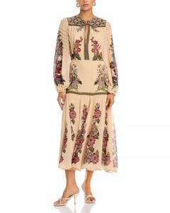 Ligia Floral Cascade Maxi Dress