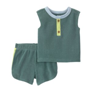 Baby Boy Outfit Set, 2-piece, Sizes 0/3-24 Months