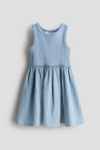 Dress with Muslin Skirt