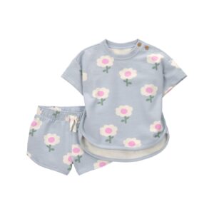 Baby Girl Outfit Set, 2-piece, Sizes 0/3-12 Months
