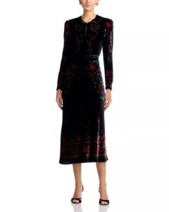 Claudia Velvet Midi Dress