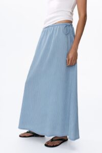 Textured Jersey Skirt