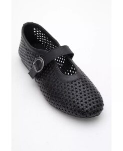 Braided Leather Ballet Flats