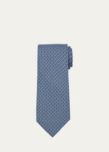 Men's Gancio Print Silk Tie