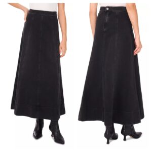 Denim Maxi Skirt