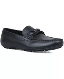 Men's Leather Slip-on Bit Driving Loafers