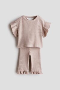 2-piece Waffled Cotton Set
