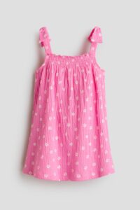 Patterned Cotton Dress