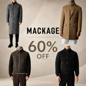 Men's Coats 60% off
