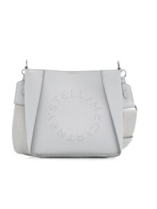 Studded Logo Shoulder Bag