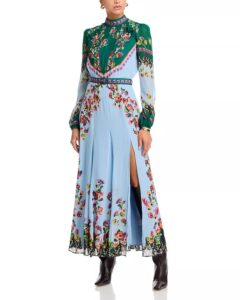 Jacqui-b Belted Midi Dress