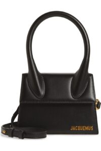 Le Chiquito Moyen Leather Top Handle Bag