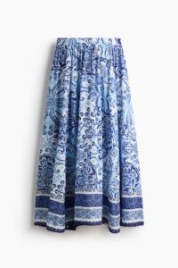Printed Maxi Skirt