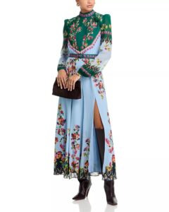 Jacqui-b Belted Midi Dress