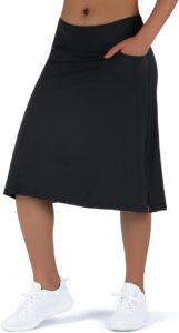 Women's Midi Length Skorts Skirts