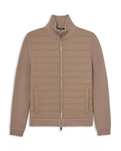 Townsend Long Sleeved Zip Through Funnel Quilted Jacket