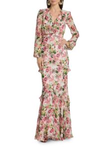 Rita Floral Geroegette Maxi Dress