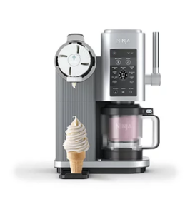 Ninja Creami Scoop & Swirl Ice Cream & Soft Serve Maker, 13 One-touch Programs