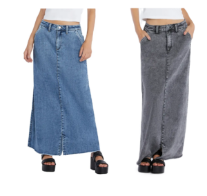 Tory Denim Maxi Skirt