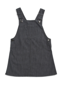 Girls Chelsea Denim Overall Dress