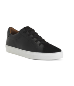 Men's Leather Fisher Slip on Sport Casual Sneakers