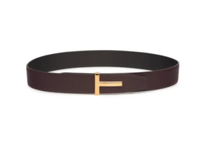 T Icon Reversible Soft Grain Leather Belt