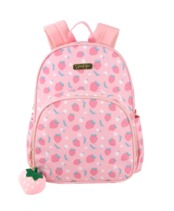 Strawberry Print Nylon Backpack
