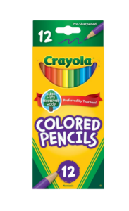 Crayola 12ct Pre-sharpened Colored Pencils,