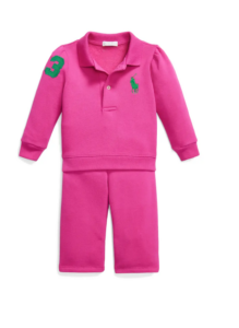 Embroidered Magic Fleece Sweatshirt & Sweatpants Set 3-24m