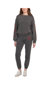 Heart Sleeve Pullover Sweatshirt and Sweatpants Collectionp